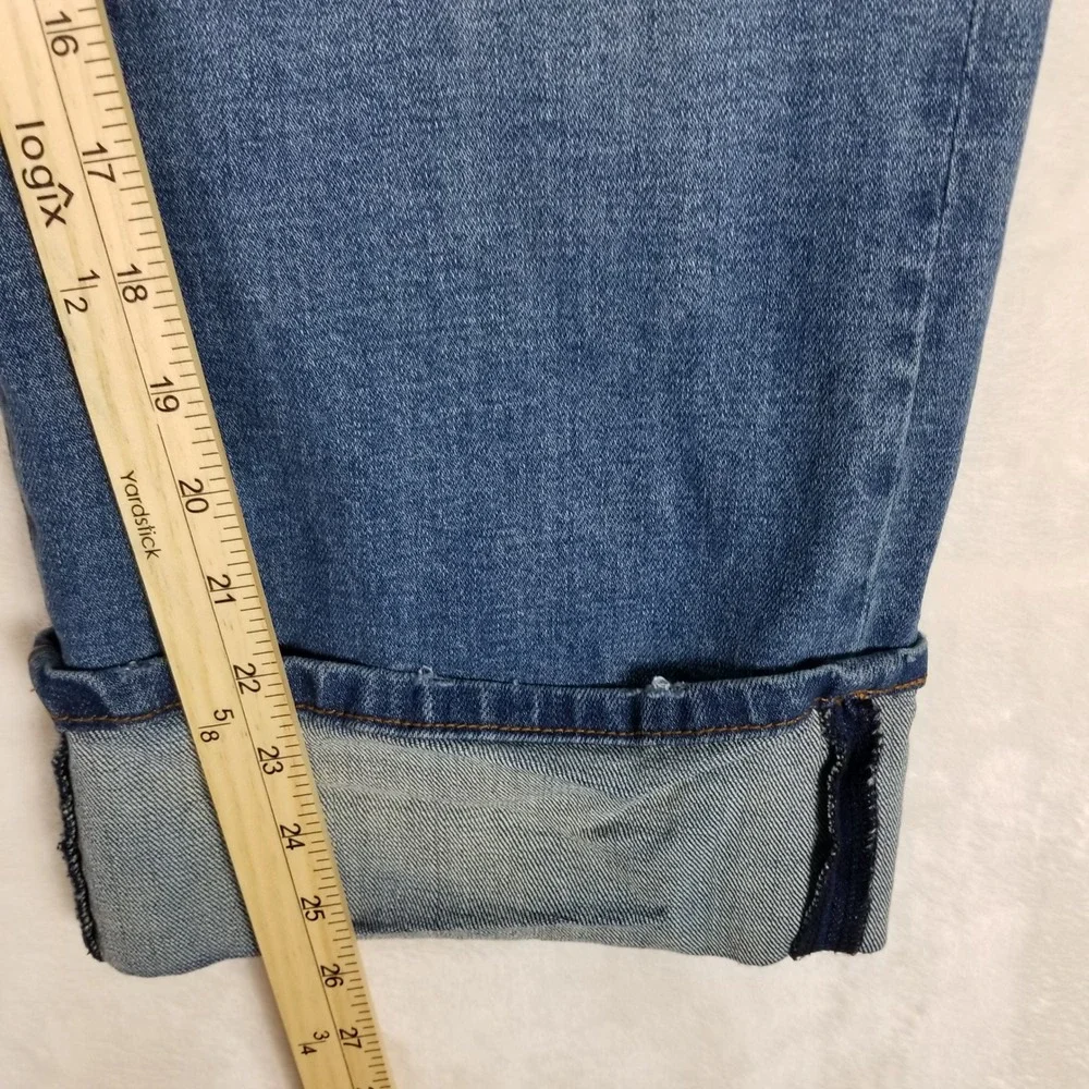 Kut from the Kloth Blue Wide Leg Cuffed Jeans